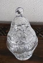 Kristallen bonbonnière in de vorm van een peer, Antiek en Kunst, Antiek | Glaswerk en Kristal, Ophalen