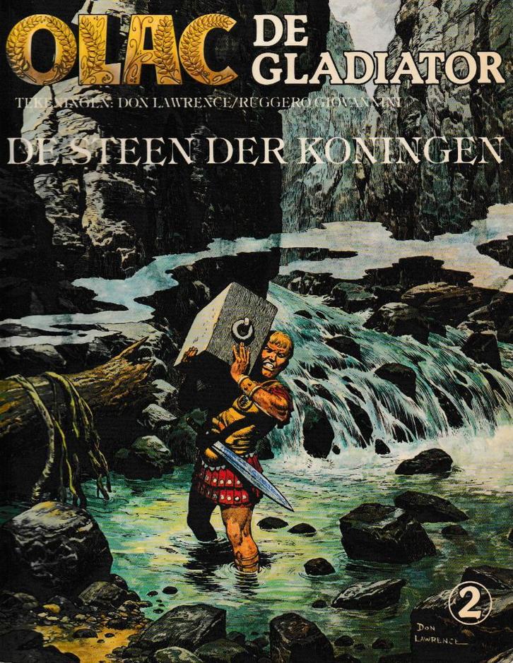 Strip : Olac de gladator nr. 2 - De steen der koningen., Boeken, Stripverhalen, Verzenden