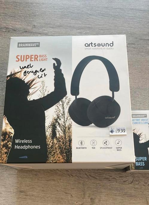 Koptelefoon en oordopjes artsound bluetooth, Computers en Software, Headsets, Zo goed als nieuw, On-ear, Draadloos, Ophalen