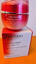 SHISEIDO Essential energy HYDRATING CREAM SPF 20  50 ML, Ophalen of Verzenden, Nieuw, Gehele gezicht, Verzorging