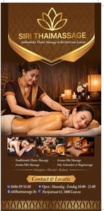 Siri Thai massage te Leuven, Ontspanningsmassage