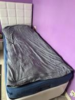 Eenpersoonsbed met opbergruimte+matras, Maison & Meubles, Chambre à coucher | Waterbedden, Enlèvement, Utilisé