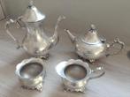 Verzilverd koffie- en theeservies, Antiek en Kunst, Ophalen of Verzenden, Zilver