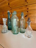 Lot zeer oude glazen flessen., Enlèvement