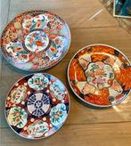Assiettes murales en porcelaine Imari Japon 3 PIÈCES 39,5 cm, Antiquités & Art, Enlèvement