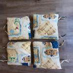 4 tuinstoelkussentjes, terugkerend motief, 38 x 38 cm, Ophalen of Verzenden, Nieuw