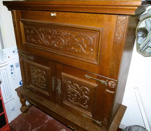 Bureel - Secretaire, Huis en Inrichting, Bureaus, Gebruikt, Bureau, Ophalen