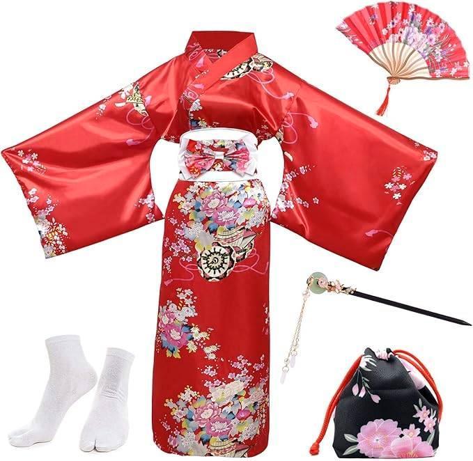 Traditionele Japanse kimono set | GRATIS LEVERING, Kleding | Dames, Jasjes, Kostuums en Pakken, Nieuw, Kostuum of Pak, Verzenden