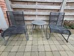 Tuinsetje, Tuin en Terras, Gebruikt, Bijzettafel, Tuinset, Ophalen