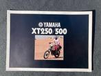 Brochure voor vintage oldtimer-motorfietsen YAMAHA XT 500 XT, Gebruikt
