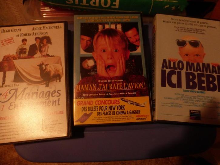 3 VHS-videocassettes, Audio, Tv en Foto, Overige Audio, Tv en Foto, Ophalen of Verzenden