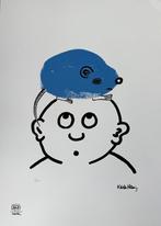 Keith Haring - L'histoire du rouge et du bleu (4), Antiquités & Art, Art | Lithographies & Sérigraphies, Enlèvement ou Envoi