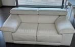 Wit lederen Salon, Huis en Inrichting, Ophalen, Gebruikt, 300 cm of meer, Leer