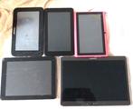 Set van 5 tablets die aan gaan als ze kapot gaan + kabel, Computers en Software, Android Tablets, Ophalen of Verzenden