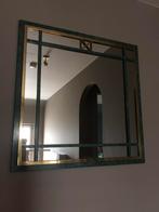 Spiegel chroom+ staal: 99cm/99cm, Huis en Inrichting, Woonaccessoires | Spiegels, Ophalen, Zo goed als nieuw