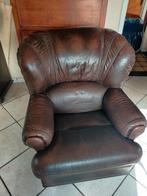 Lederen salon.(Gratis)0468/635170, Huis en Inrichting, Ophalen, Zo goed als nieuw