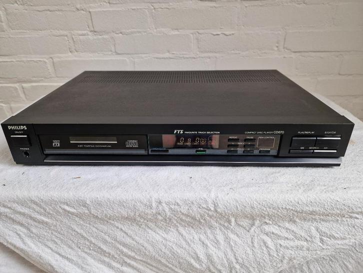 Philips CD670 met werk., Audio, Tv en Foto, Cd-spelers, Gebruikt, Philips, Ophalen