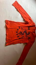 Oranje T-Shirt met lange mouwen van CKS maat 140, Verzenden, Jongen of Meisje, Cks, Nieuw