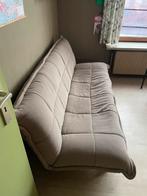 Comfortabele grijze zit/slaapbank, Ophalen, Zo goed als nieuw