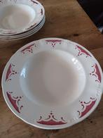 BOCH LILLY ROOD 6  DIEPE BORDEN, Antiek en Kunst, Ophalen of Verzenden