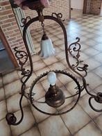 Koperen antieke luchter, Ophalen