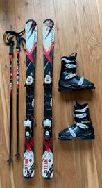 Skis 130cm/batons/chaussures enfant, Ski's, Zo goed als nieuw