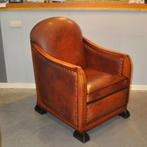 Bijzondere schapenleren fauteuil, Antiek en Kunst, Ophalen of Verzenden
