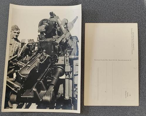 Duits Flak 88 kanon luchtafweer LW Luftwaffe foto kaart, Verzamelen, Militaria | Tweede Wereldoorlog, Ophalen of Verzenden