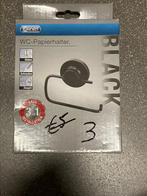 WC-rolhouder, Ophalen of Verzenden, Nieuw, Zwart, Overige typen