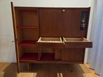 Vintage dressoir barkast, Huis en Inrichting, Ophalen, Gebruikt, 100 tot 150 cm, Met deur(en)