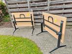 2 inklapbaar tafels op wielen, Huis en Inrichting, Ophalen, Zo goed als nieuw