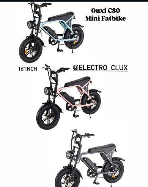 Ouxi C80 Mini Fatbike/ Krachtige 250W 48V5”Kleurenscherm, Fietsen en Brommers, Fietsen | Vouwfietsen, Nieuw, Ophalen