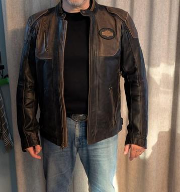 Harley Davidson lederen Motorjas triple vent large  beschikbaar voor biedingen