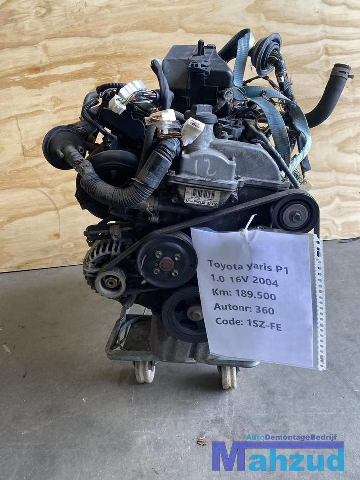 TOYOTA YARIS P1 1.0 1SZFE Motor motorblok, Auto-onderdelen, Motor en Toebehoren, Toyota, Gebruikt