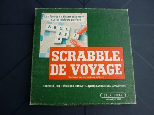 Jeu de société - Scrabble de voyage - Spear, Hobby en Vrije tijd, Gezelschapsspellen | Bordspellen, Gebruikt, Een of twee spelers