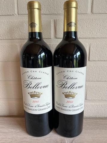 Château Bellevue 2015 Grand Cru Classé 2btl beschikbaar voor biedingen