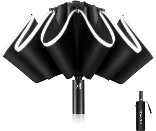 Parapluie Pro Inversé, RéSistant Au Vent Protection UV, Handtassen en Accessoires, Paraplu's, Nieuw, Zwart, Verzenden