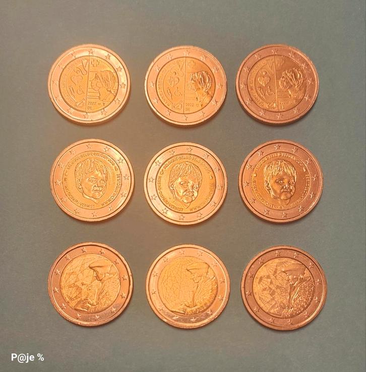 ZELDZAME 9X2 euro België, Postzegels en Munten, Munten | Europa | Euromunten, België, Ophalen of Verzenden