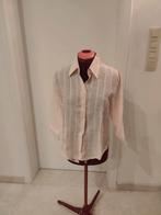 Élégant chemisier 100 % lin couleurs délicates T. 42 Figaret, Alain Figaret, Comme neuf, Taille 42/44 (L)