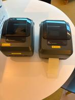 2x Zebra GK420t labelprinters (met etiketten), Informatique & Logiciels, Étiqueteuses, Enlèvement, Utilisé