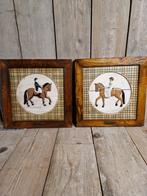 Ruiter en Amazone op hout, Antiek en Kunst, Curiosa en Brocante, Ophalen of Verzenden
