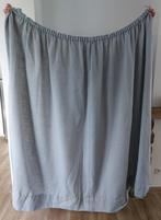 2 tentures épaisses bleu clair, Huis en Inrichting, Stoffering | Gordijnen en Lamellen, Ophalen, Gebruikt, 100 tot 150 cm, Blauw