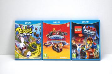Wii U 3 TOP Games | Rabbids land Lego the Movie | skylanders beschikbaar voor biedingen