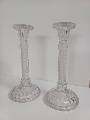 Duo kandelaars Art Deco Durover beschikbaar voor biedingen