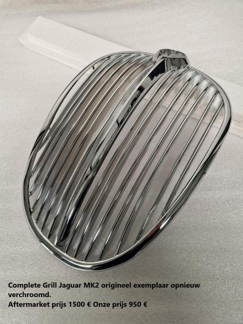 Jaguar MK2 grill en alle verchroomde delen, Auto-onderdelen, Overige Auto-onderdelen, Jaguar, Gereviseerd, Ophalen