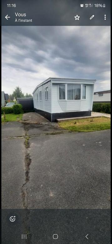 Caravane avec piscine Dunepark