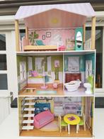 Heel mooi houten poppenhuis, Kinderen en Baby's, Speelgoed | Poppenhuizen, Ophalen, Zo goed als nieuw, Poppenhuis