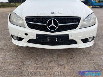 MERCEDES C KLASSE W204 WIT 650 Voorbumper 2007-2011 beschikbaar voor biedingen
