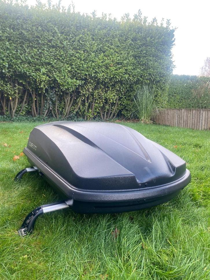 Dakkoffer CUBE 370 + dakdragers voor Toyota avensis, Auto diversen, Dakkoffers, Zo goed als nieuw, Ophalen