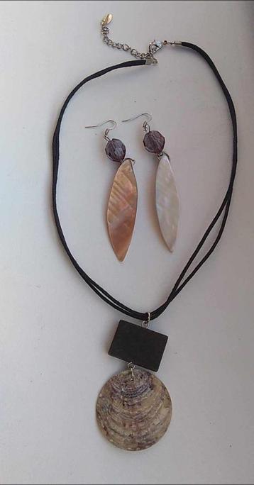 ketting en oorringen schelp, Enlèvement ou Envoi
